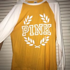 yellow pink brand long sleeve